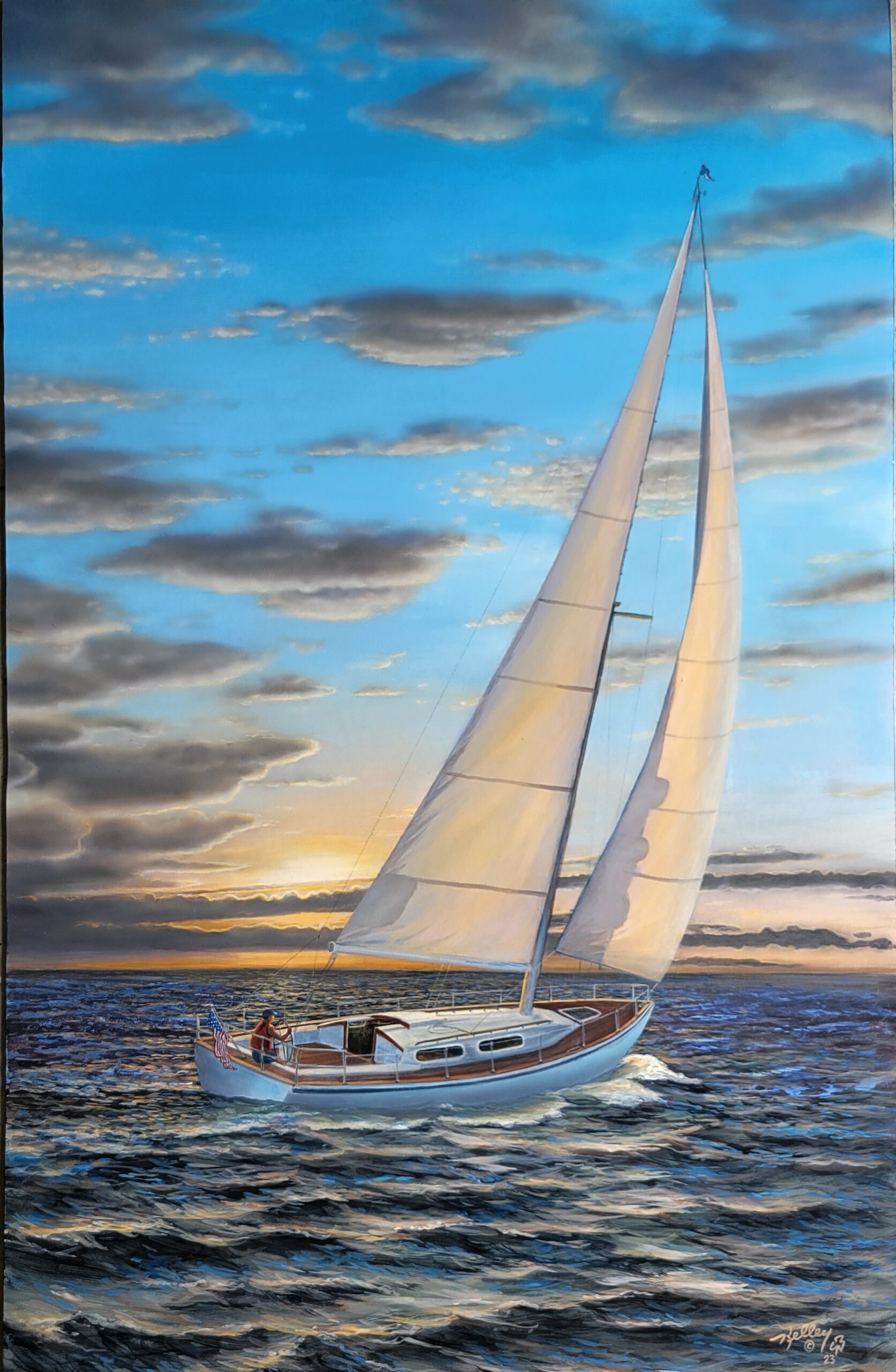 Sunset Sail – Welcome to Kelley Fine Art